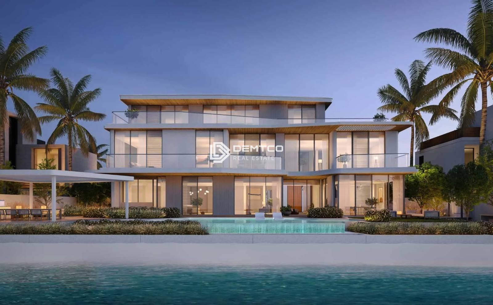 5 bed Porcelain Roses villa in palm jabal ali at jabal ali