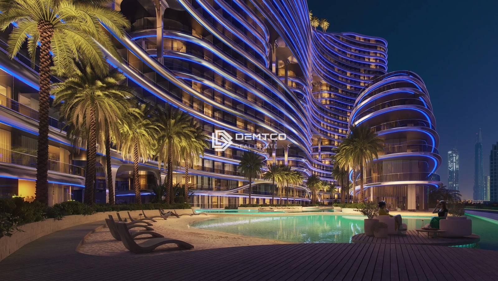 2 bedrooms apart in Binghatti Aquarise at Business Bay