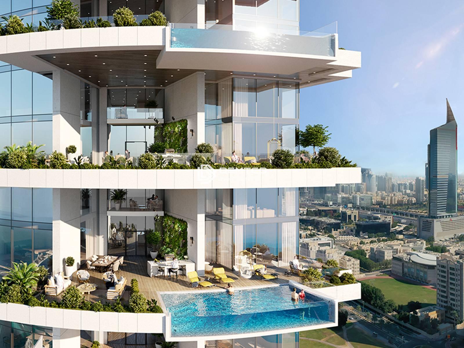 3 bedrooms penthouse in Cavalli Tower