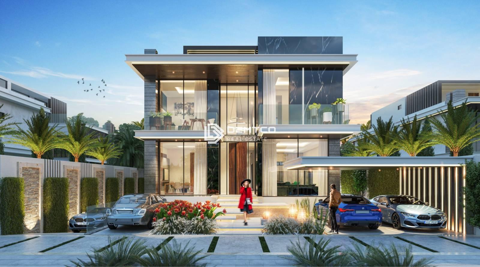 6 Bed villa in damac lagoon venice at Dubailand